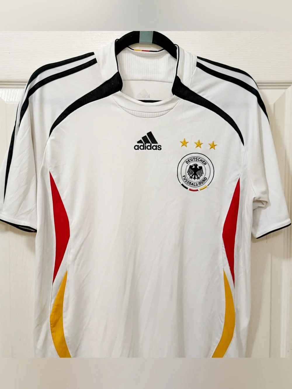 Vintage Adidas Germany 2006 World Cup white football unisex